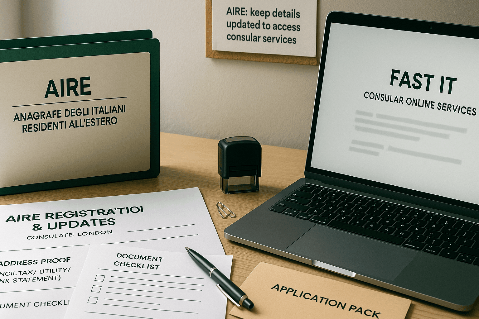 AIRE registration documents