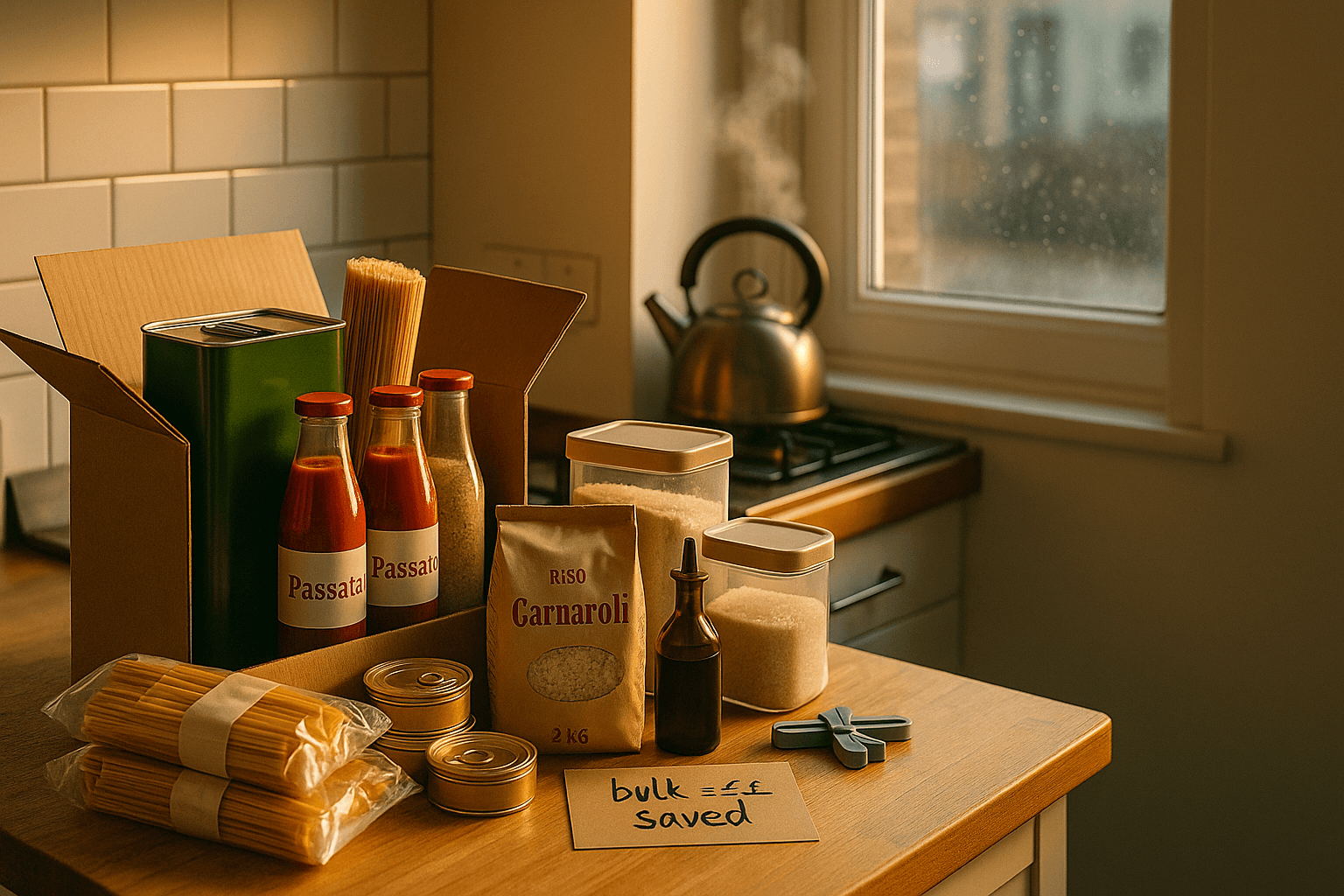 Save Money in the UK: Buy Italian Staples in Bulk (Smart Storage, Real Prices, Zero Waste Tips)